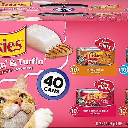 Purina Friskies Wet Cat Food Variety Pack, Surfin’ & Turfin’ Prime